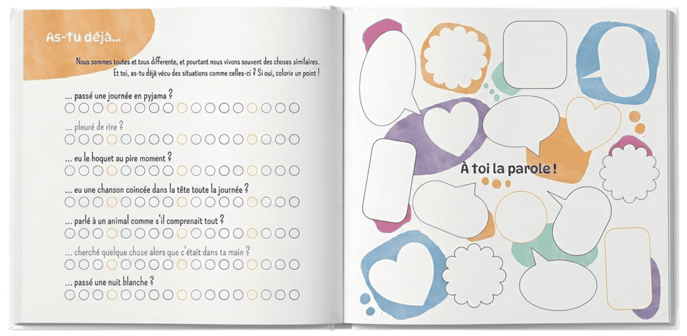 Double page du Livre Tribu qui fait participer toute la tribu sur la même page